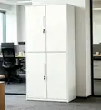 Steel Lockable 4-Door Cabinet - Office Document Storage - 4