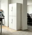 Steel Lockable 4-Door Cabinet - Office Document Storage - 5