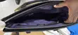 HR Professional Briefcase - Nyeusi ya Ngozi ya Saffiano - 3