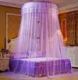 Premium Round Mosquito Net - Elegant Bed Protection - 1
