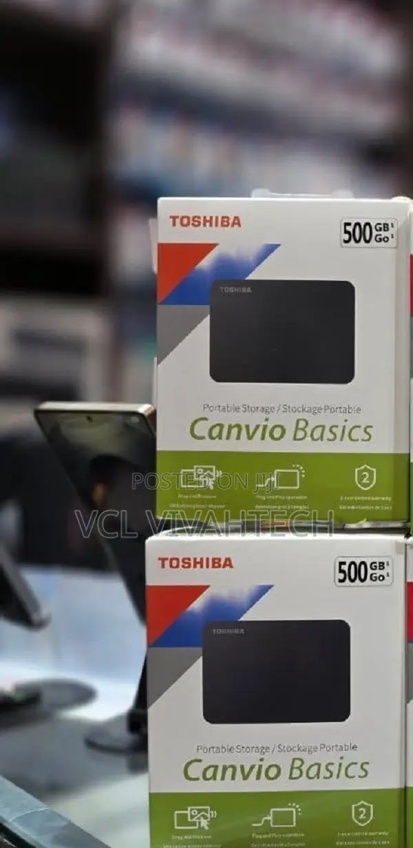 Toshiba 500GB External Hard Drive - 1