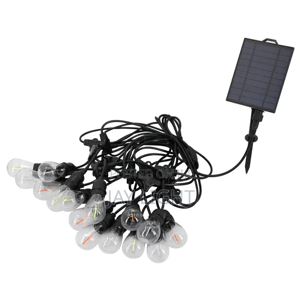 Solar String Lights - 17m, 30 Bulbs - 1