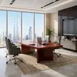 3 Meter Mahogany Executive Modern Boardroom Table - 3