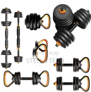 Brand New 6-in-1 Kettlebell/Barbell Set (50kg)