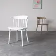 Elegant Stackable Plastic Dining Chair - 2