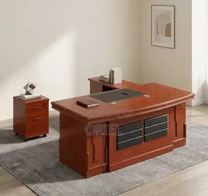 1.8M Executive Mahogany Office Desk