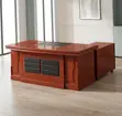 1.8M Executive Mahogany Office Desk - 4