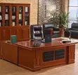 1.8M Executive Mahogany Office Desk - 5