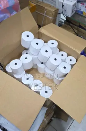 50pcs 80mm Thermal Paper Receipt Rolls (Bulk Box Pack)