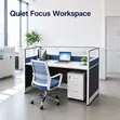 1-Way Modular Workstation Desk - 4