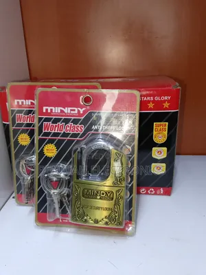 Original Mindy Padlock Set - 3 Keys, Maximum Security