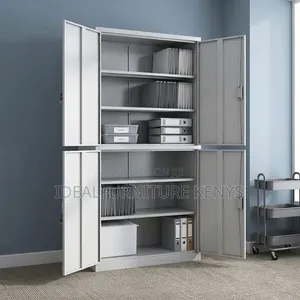 Full Height Metallic Filing Cabinet - Grey