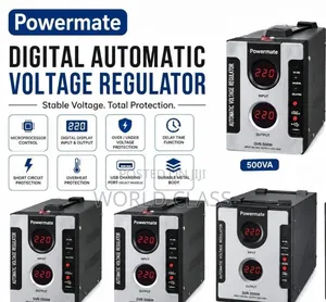 Powermate 500VA Digital Automatic Voltage Regulator (DVR-500W)