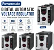 Powermate 500VA Digital Automatic Voltage Regulator (DVR-500W) - 1