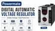 Powermate 500VA Digital Automatic Voltage Regulator (DVR-500W) - 2