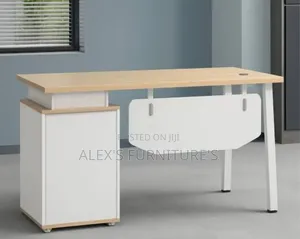 Boss Office Products Half Metallic Office Desk