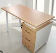 Boss Office Products Half Metallic Office Desk - 3