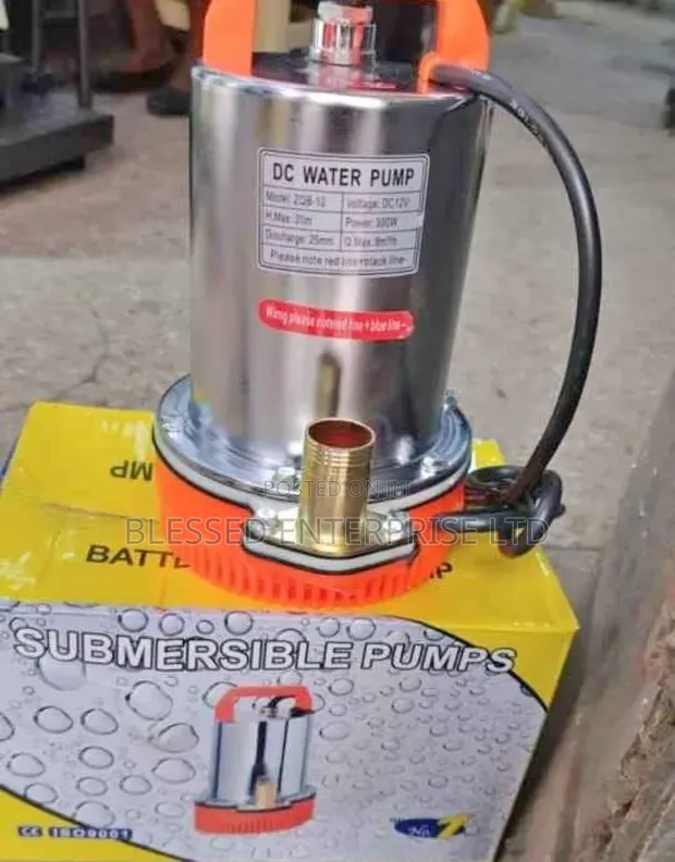 DC Shallow Submersible Water Pump 12V 0.5HP - 1