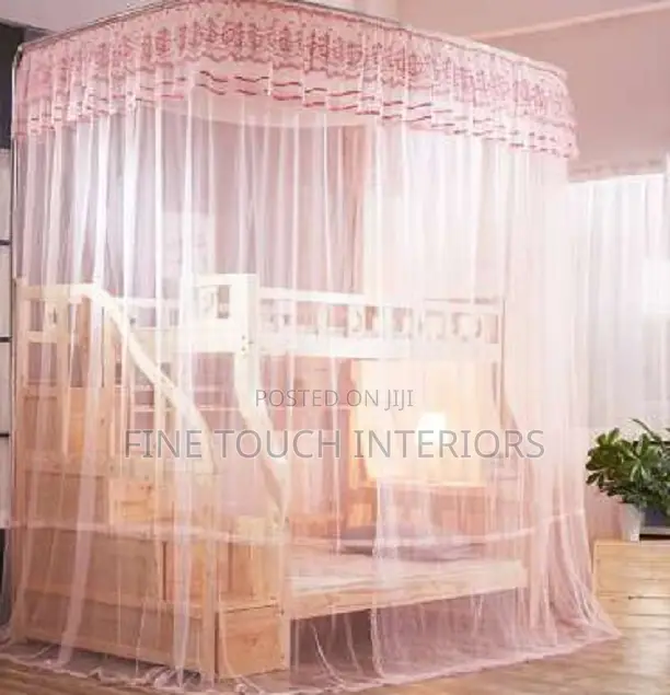 Modern Double Decker Mosquito Net - 4x6, 5x6, 6x6 - 1