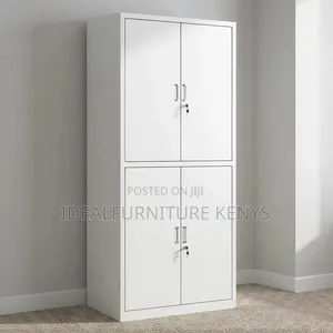Brand New 4-Door Metal Filing Cabinet - White