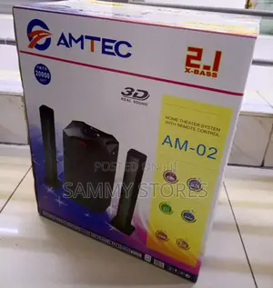 Amtec AM-02 Home Theatre Speaker System - Bluetooth/FM/USB/SD