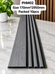 PHM WPC Fluted Wall Panels - 170mm x 2950mm - 1