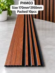 PHM WPC Fluted Wall Panels - 170mm x 2950mm - 2
