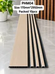 PHM WPC Fluted Wall Panels - 170mm x 2950mm - 3