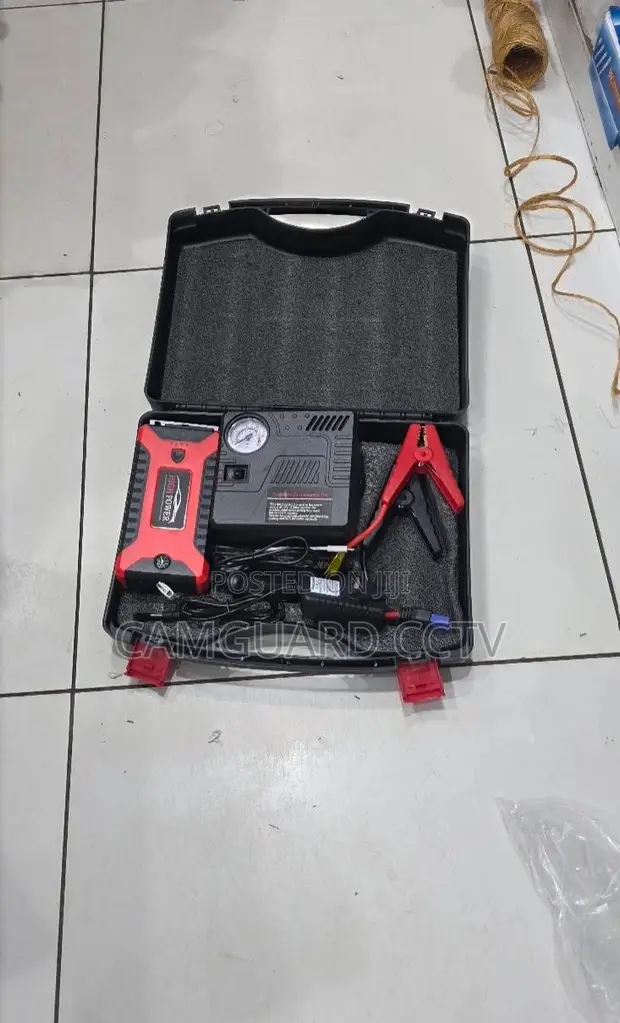 High Power 12V Multi-Function Car Jump Starter & Air Compressor - 1