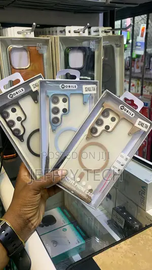 Kifaa cha MagSafe Transparent Bumper kwa Samsung Galaxy S24 Ultra