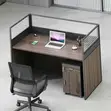 1-Way Office Workstation - Staff Desk - 4