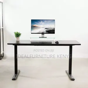Height-Adjustable Electric Standing Desk - Black