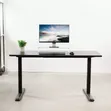 Height-Adjustable Electric Standing Desk - Black - 2