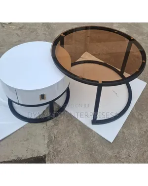 Nordic Table 2-Piece Round Nesting Set