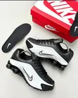 Nike Shocks R4 Pure Leather Sneakers - 3