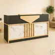 2M Reception Desk with Counter - 1
