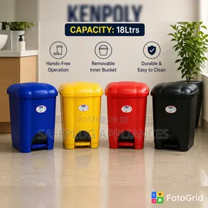 18L Pedal Bin - Hands-Free Waste Bin