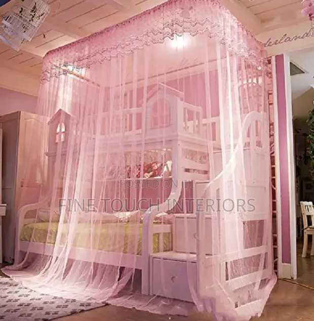 Free Size Square Double Decker Mosquito Nets - 1