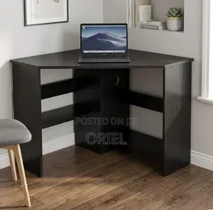 Home Office Computer Corner Desk - Black
