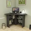 Home Office Computer Corner Desk - Black - 5