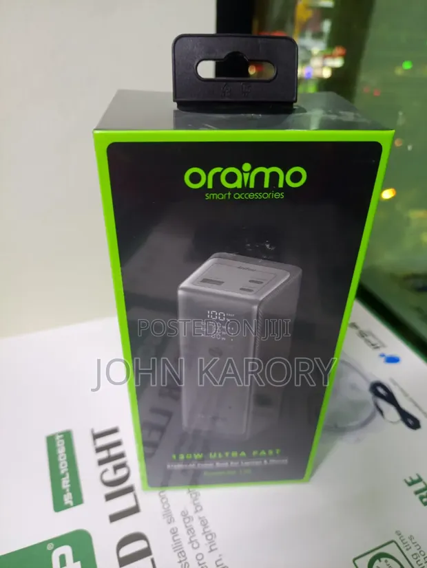 Oraimo Power Bank 27,200mAh | 130W Fast Charging - 1