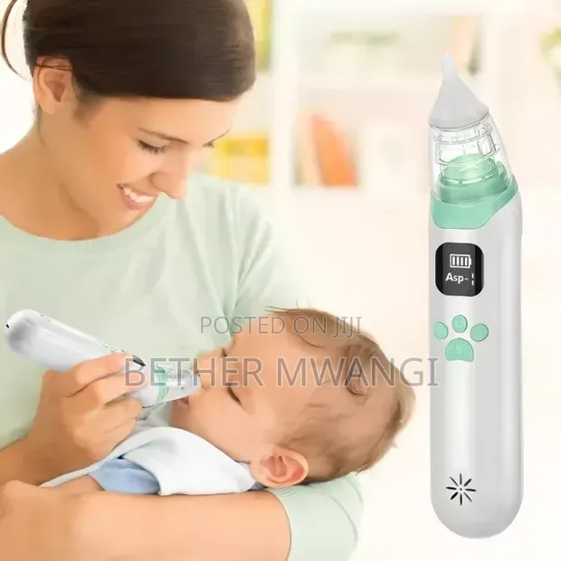 Electric Baby Nasal Aspirator - Rechargeable Snot Sucker - 1