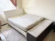 Used 5x6 Wooden Bed with Ottoman and Mattress - 2