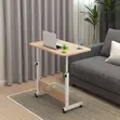 Height Adjustable Multipurpose Laptop Table with Wheels - 1