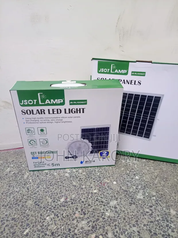 SOT Lamp JS-RL10060T 500W Solar LED Light with 5m Cable - 1