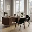 Toska Fabric Mid Back Visitor Office Chairs - 4