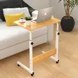Height Adjustable Multipurpose Laptop Table with Wheels - 1