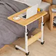 Height Adjustable Multipurpose Laptop Table with Wheels - 2