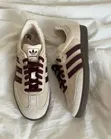 Adidas Samba Maroon/White Sneakers - 2
