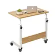 Height Adjustable Multipurpose Laptop Table with Wheels - 2